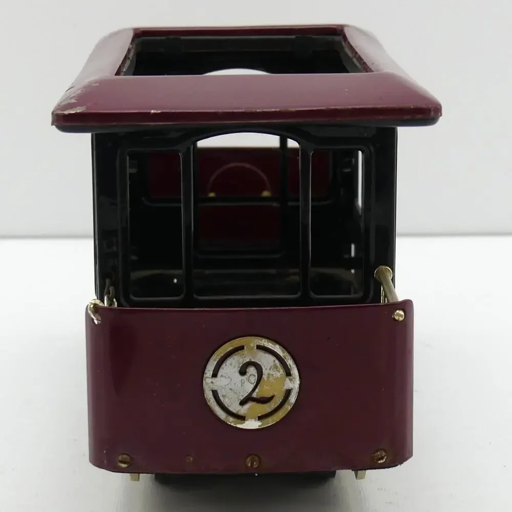 Lot of 3 VTG San Francisco Liquor Set Decanter Trolley Car w/ 2 Glass Bottles